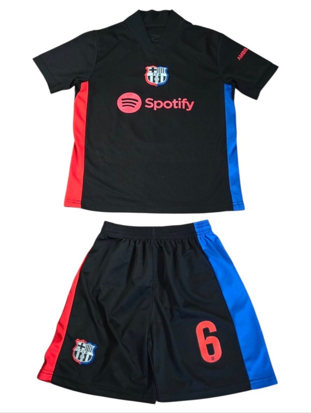 Nike FC Barcelon Soccer Set, Jersey and Shorts. Youth Size, S